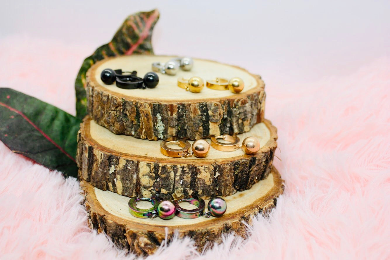 Dark Khaki Taylor Hoops Accessories