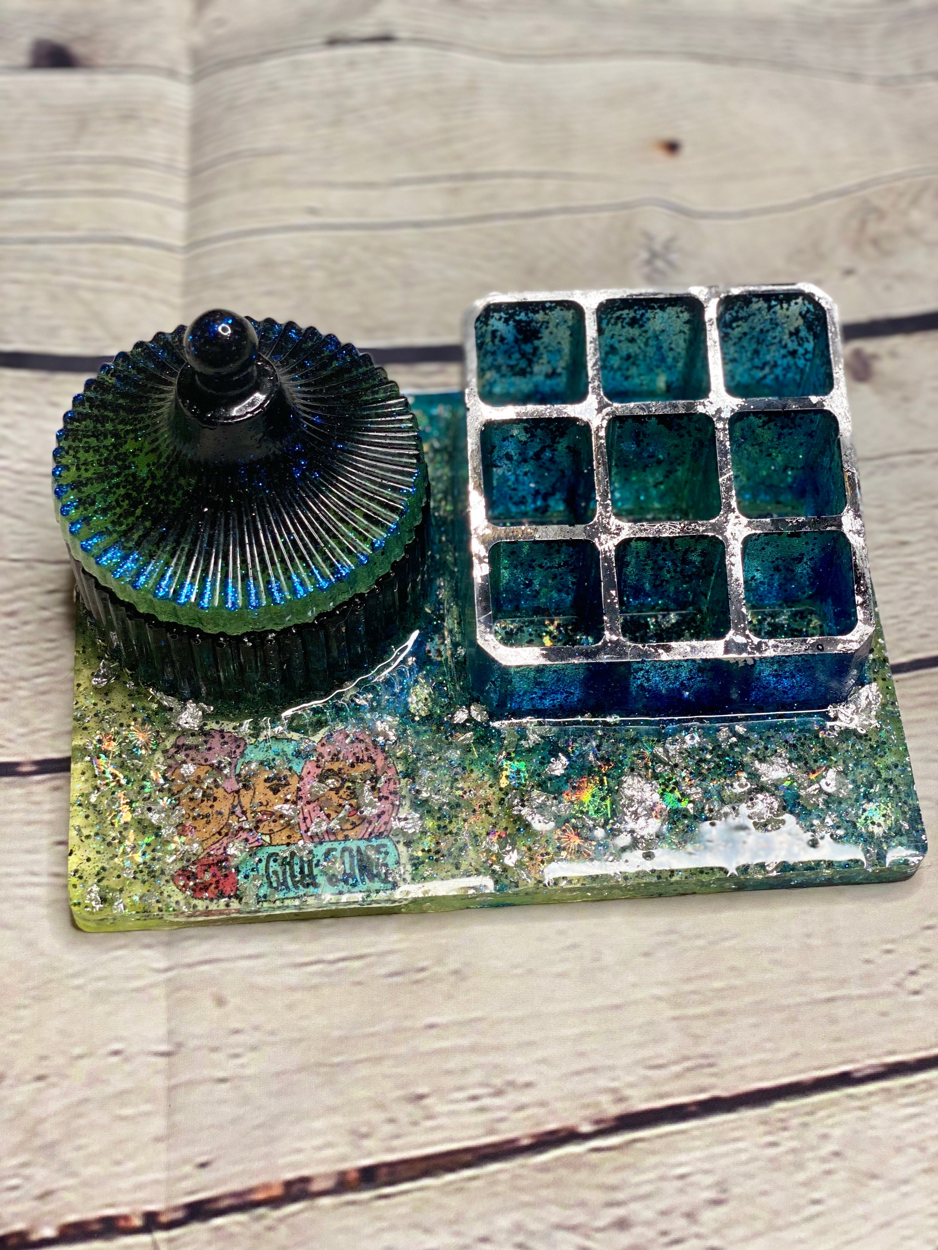 Black Girl Gang Vanity Set Bathroom Accessories