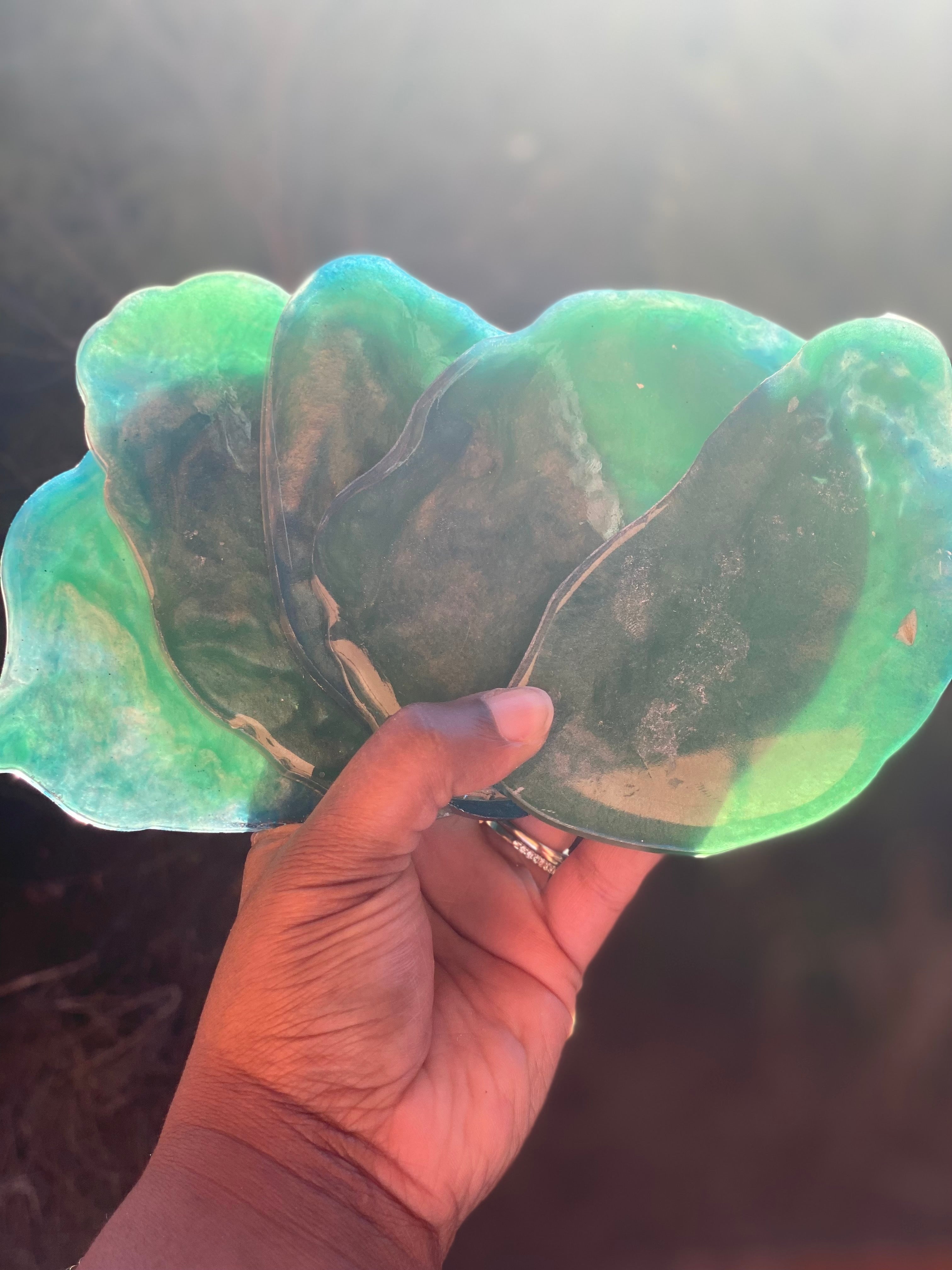 Slate Gray Love coaster set Hobbies & Creative Arts