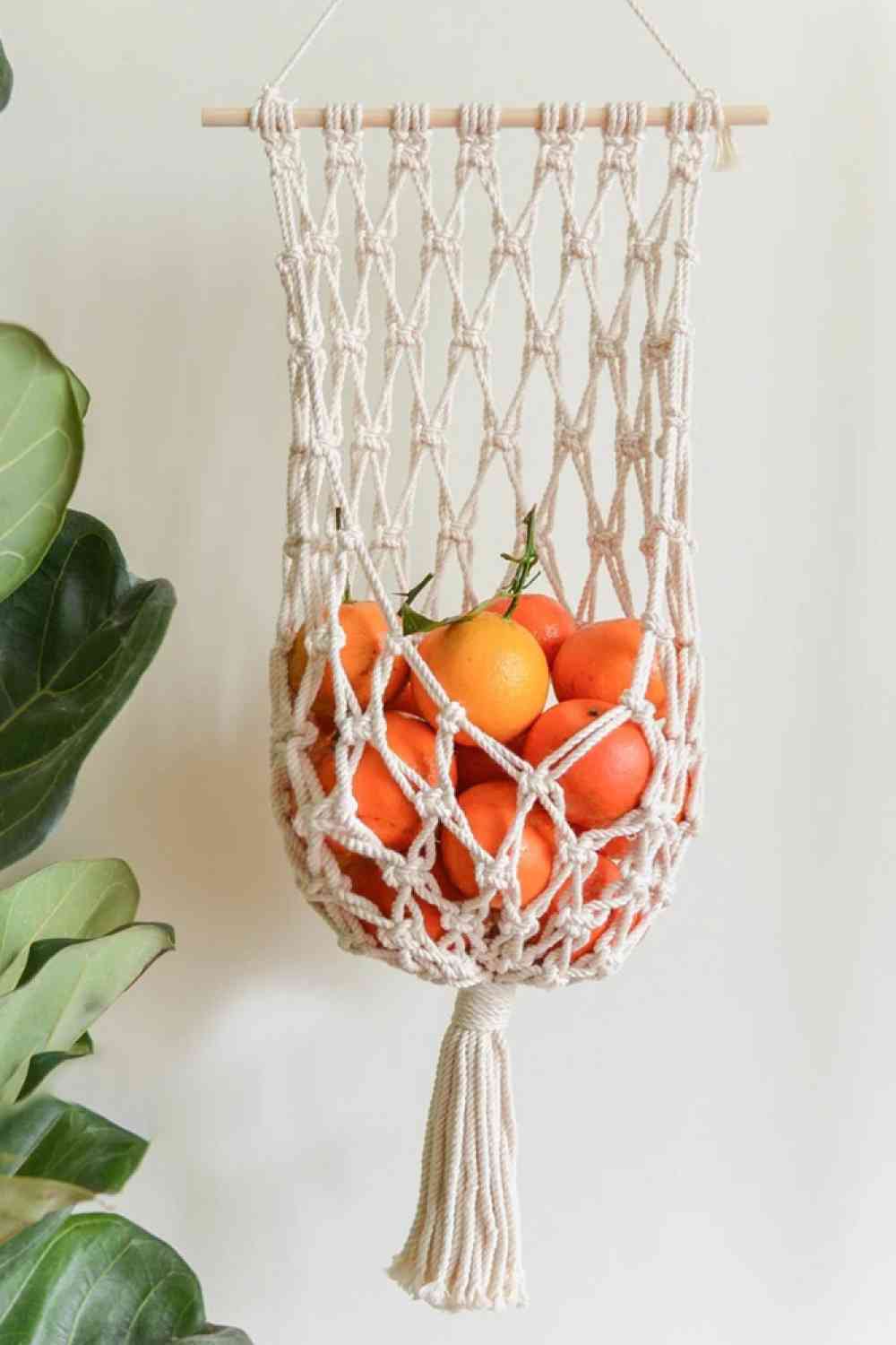 Hanging Rope Fruit Basket