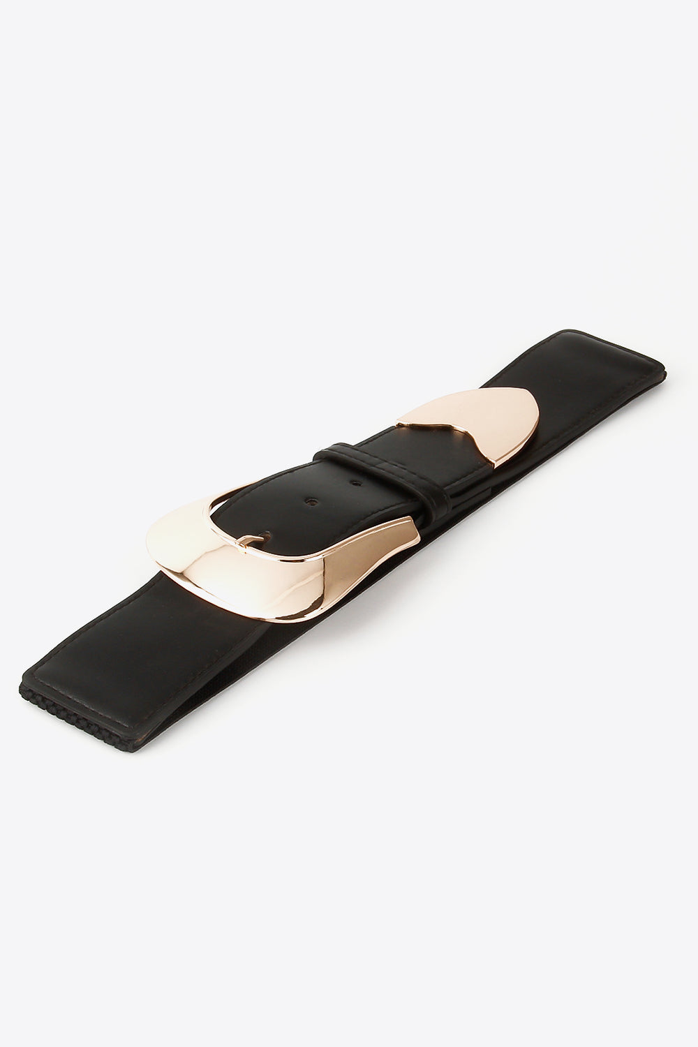 White Smoke Elastic Wide PU Belt Trends