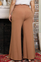 Sienna Plus Size Wide Leg Pants with Pockets Plus Size Clothes