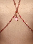 Wheat Lover Girl Pink Beaded Body Chain