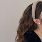 Dark Gray Polyester Wide Hair Headband Trends