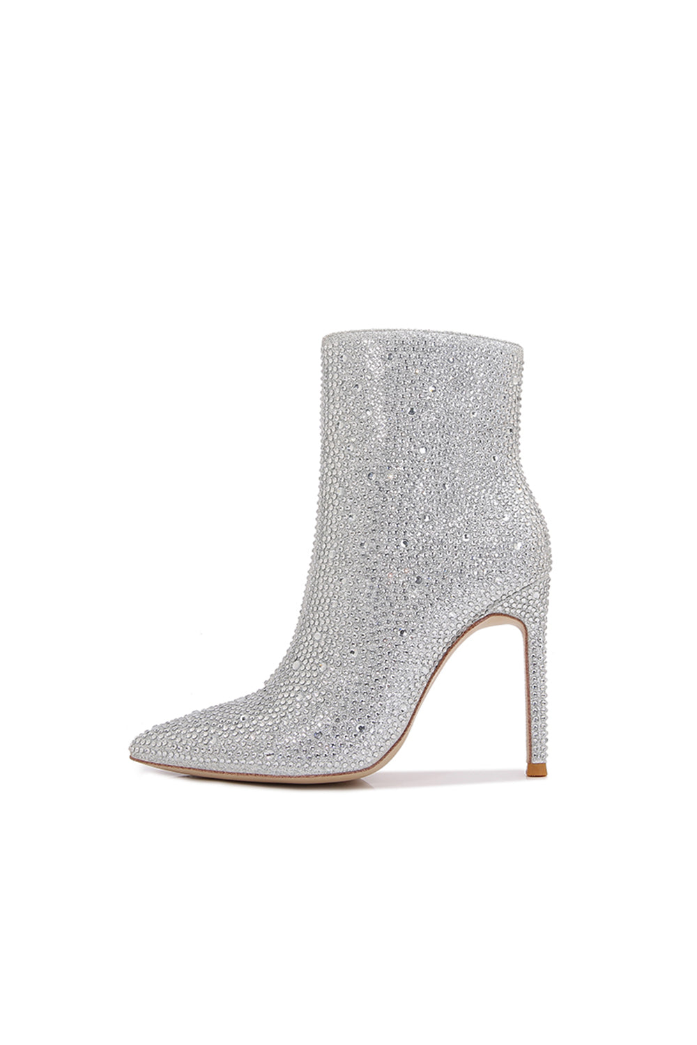 Gray Melody Rhinestone Stiletto Boots Trends