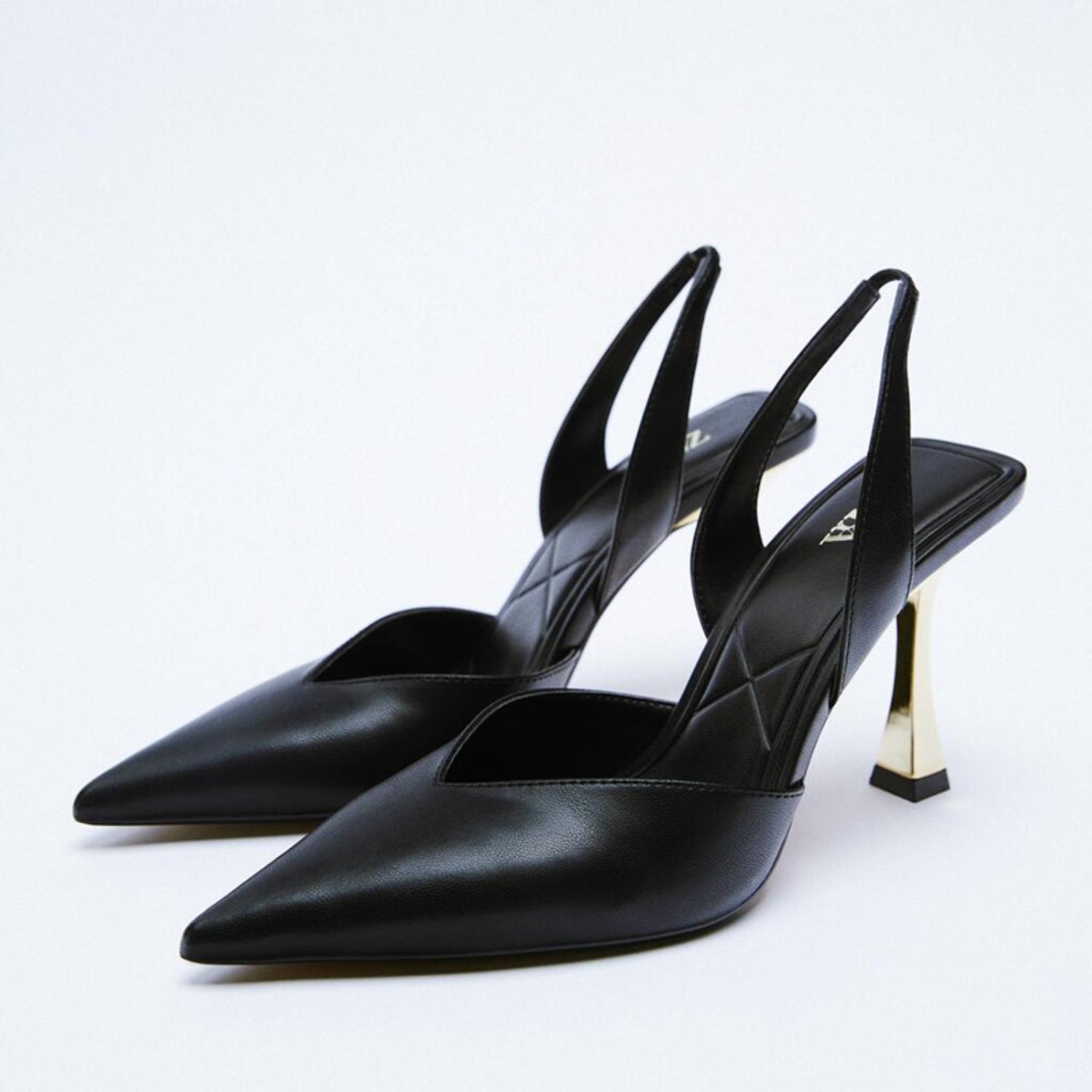 Dark Slate Gray PU Leather Point Toe Stiletto Heel Pumps Trends