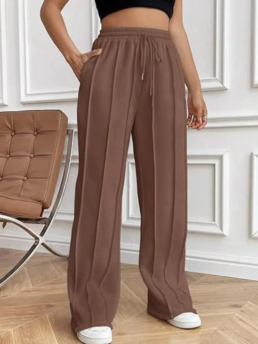 Brittany Stretchy Brown Slacks – Ivy Reina