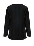 Black Open Front Long Sleeve Cardigan Coats & Jackets