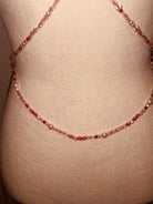 Tan Lover Girl Pink Beaded Body Chain