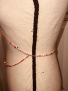 Wheat Lover Girl Pink Beaded Body Chain