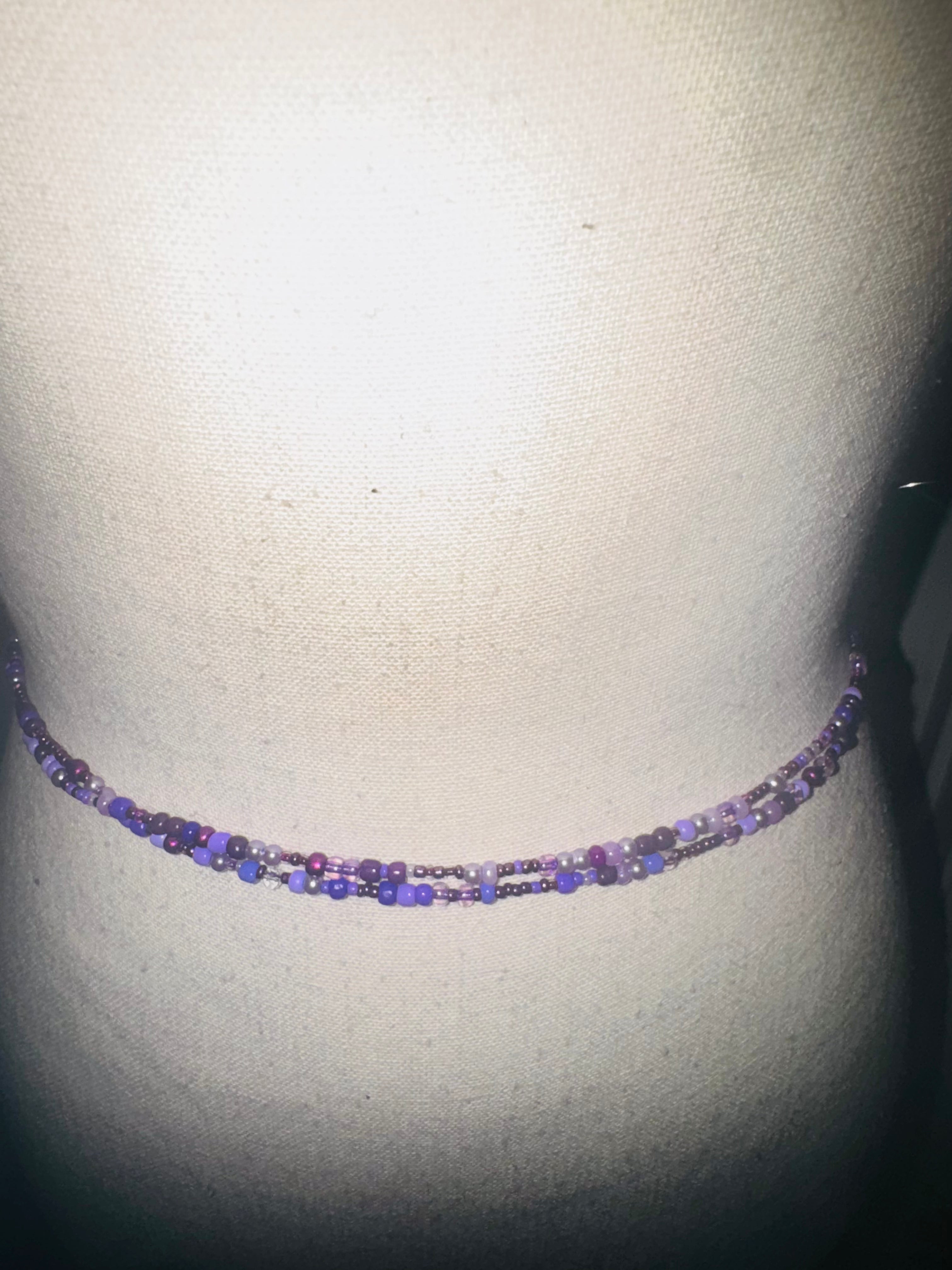Lavender $5 Custom Waist Beads – Handmade Seed Beads | Buy 3 Get 2 Free Waist Beads