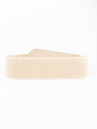 Seashell PU Elastic Wide Belt with Alloy Buckle Trends