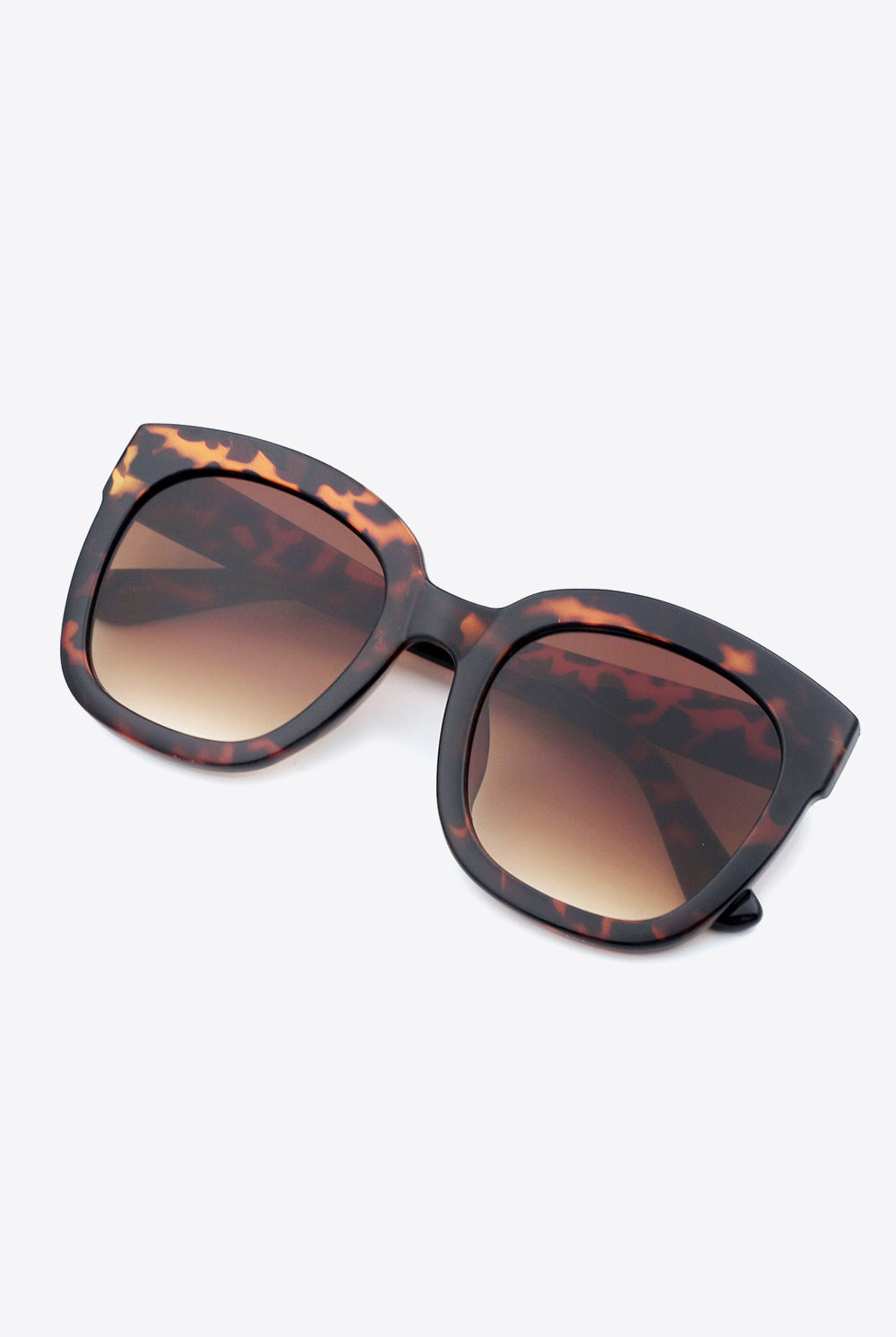 White Smoke Polycarbonate Frame Square Sunglasses Accessories