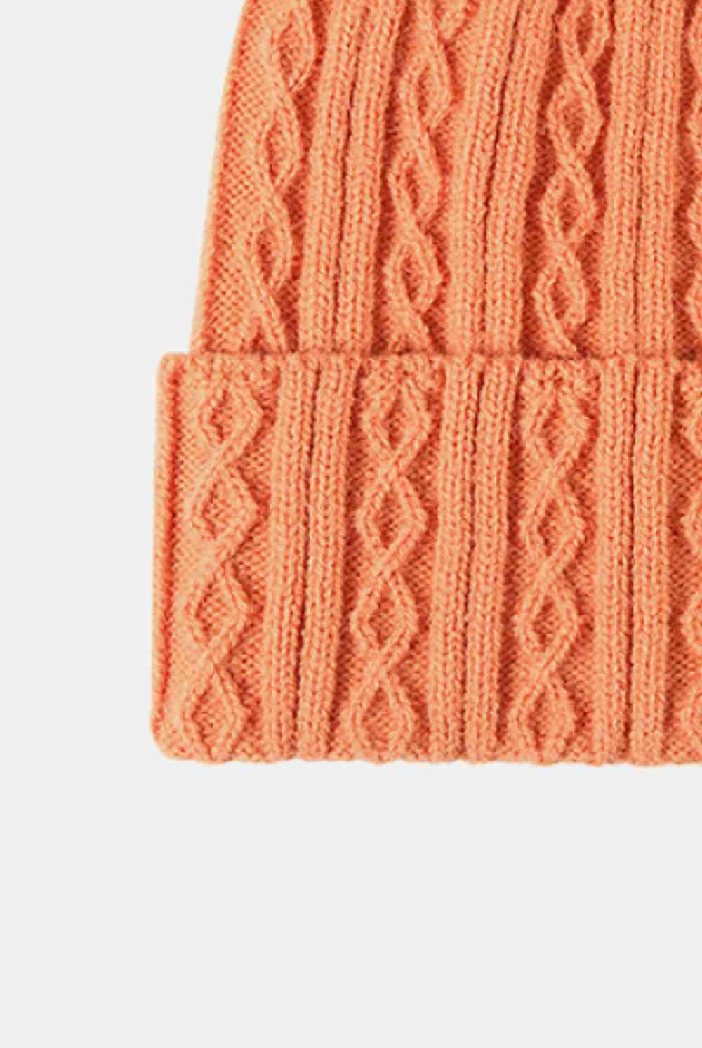 Coral Mixed Knit Cuff Beanie VEST
