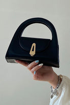 Gray PU Leather Handbag Handbags