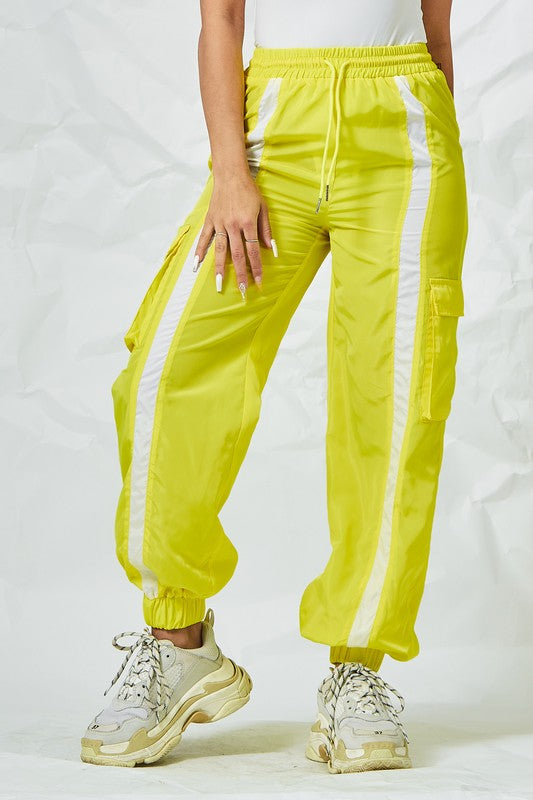 Goldenrod Maria Neon Reflective Joggers Pants