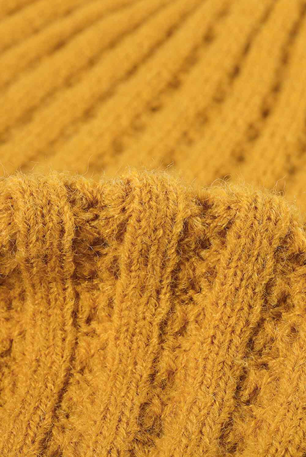 Goldenrod Wide Rib Beanie Winter Accessories