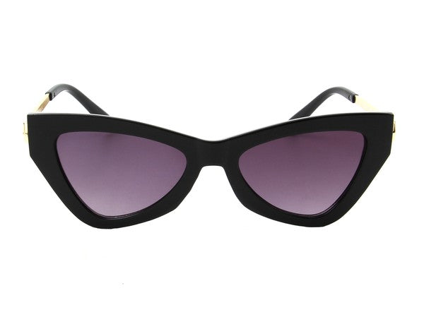 Dim Gray Women High Pointed Cat Eye Fashion Sunglasses