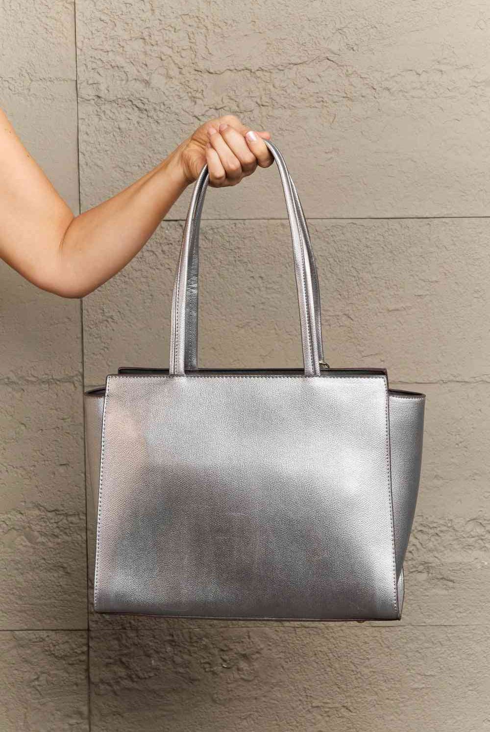 Rosy Brown Nicole Lee USA Regina 3-Piece Satchel Bag Set Gifts