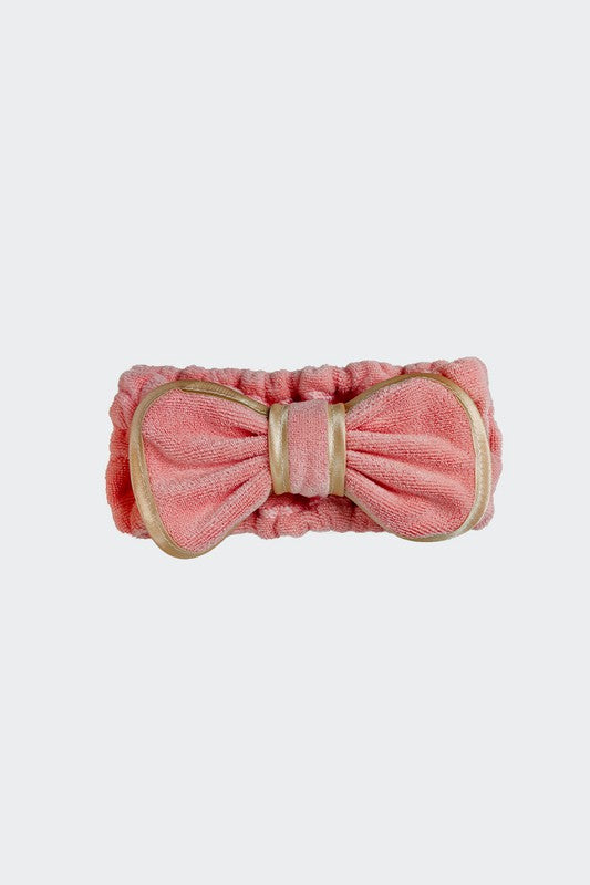 Pale Violet Red Luxe Bow Headband Headbands