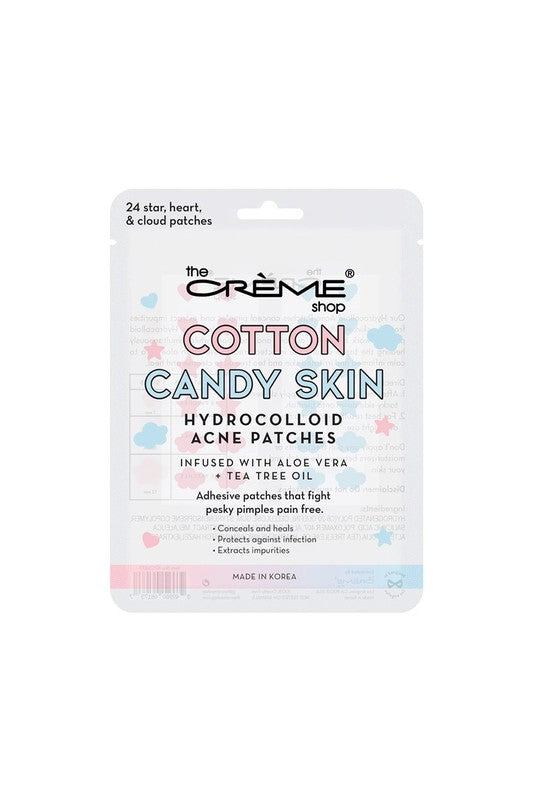Lavender Cotton Candy Skin Hydrocolloid Acne Patches. Skin Care Masks & Peels