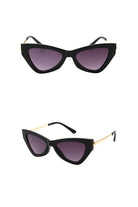 Dark Slate Gray Women High Pointed Cat Eye Fashion Sunglasses