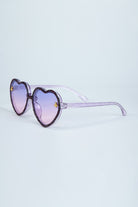 Lavender Handmade Heart Rhinestone Sunglasses G0307 Sunglasses