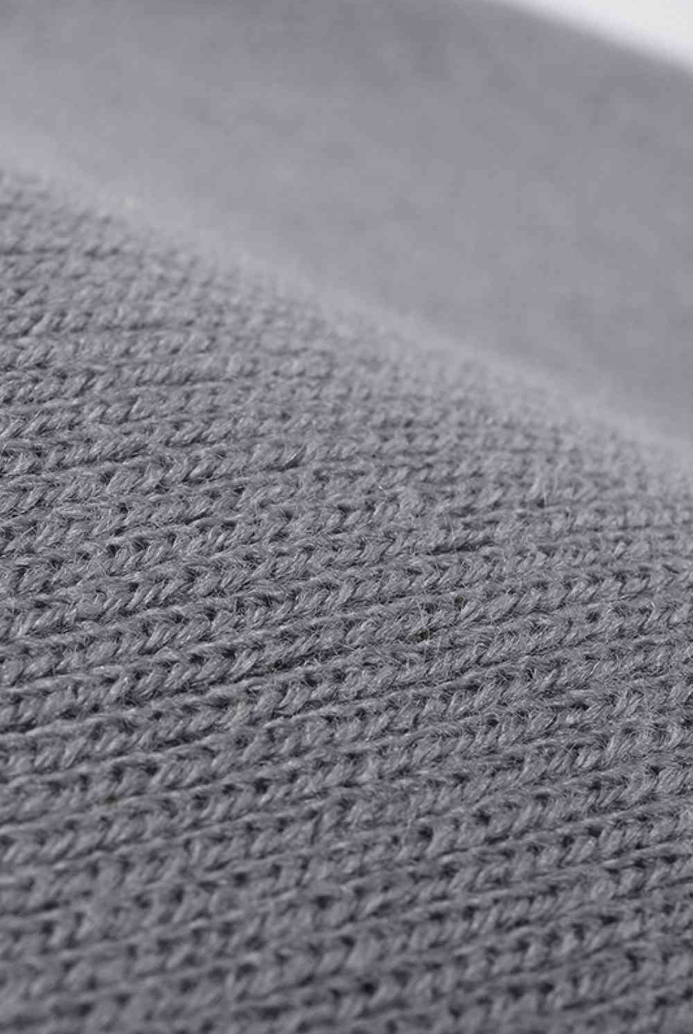 Slate Gray Cuff Knit Beanie Winter Accessories