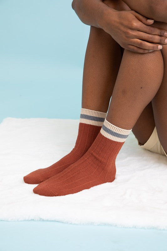 Light Gray Perfection Is A Disease Color Block Socks Socks