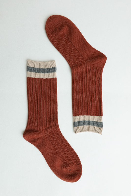 Saddle Brown Perfection Is A Disease Color Block Socks Socks