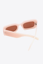 White Smoke First Of All Polycarbonate Frame Rectangle Sunglasses
