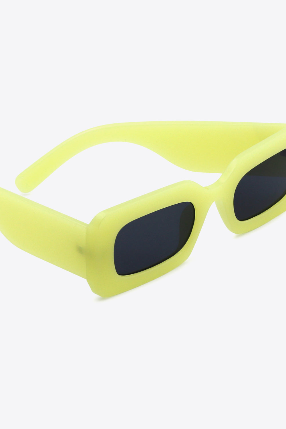 Beige First Of All Polycarbonate Frame Rectangle Sunglasses Sunglasses