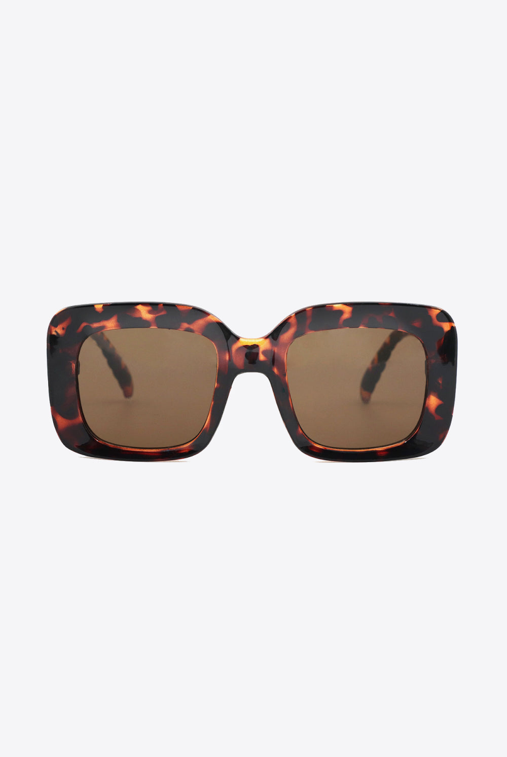 White Smoke Square Polycarbonate UV400 Sunglasses Sunglasses