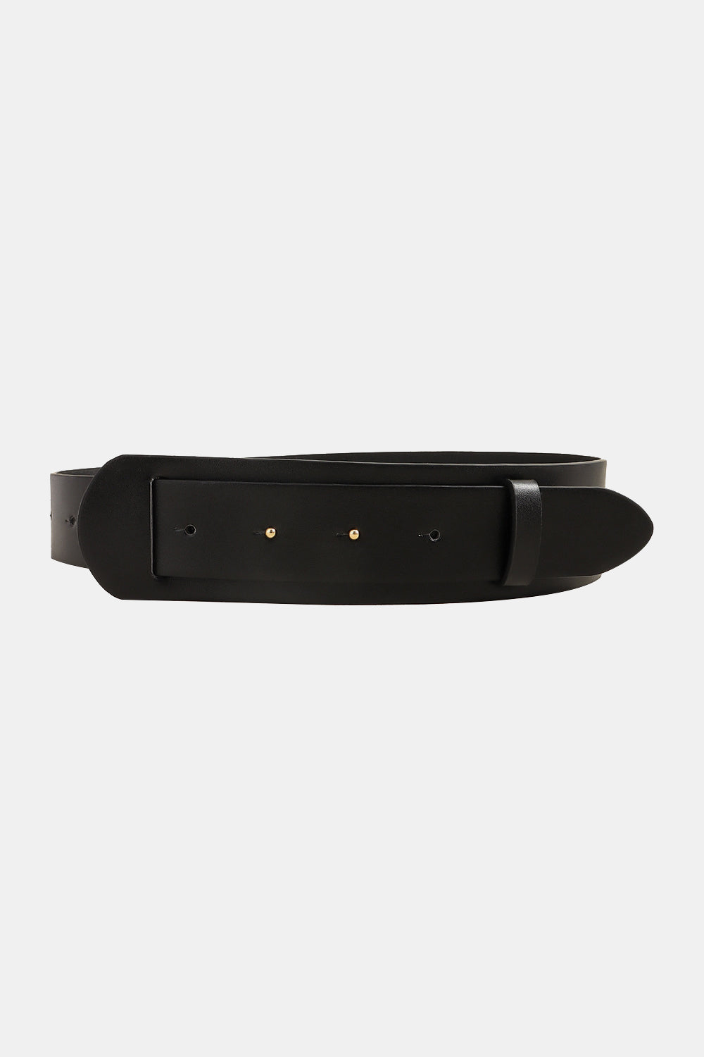 White Smoke PU Leather Belt Clothing