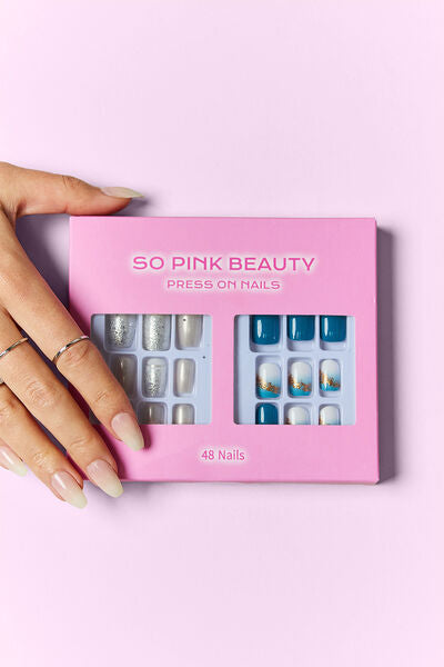 Misty Rose SO PINK BEAUTY Press On Nails 2 Packs Valentine's Day