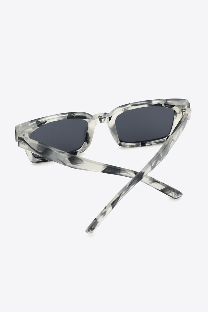 White Smoke UV400 Polycarbonate Square Sunglasses Sunglasses