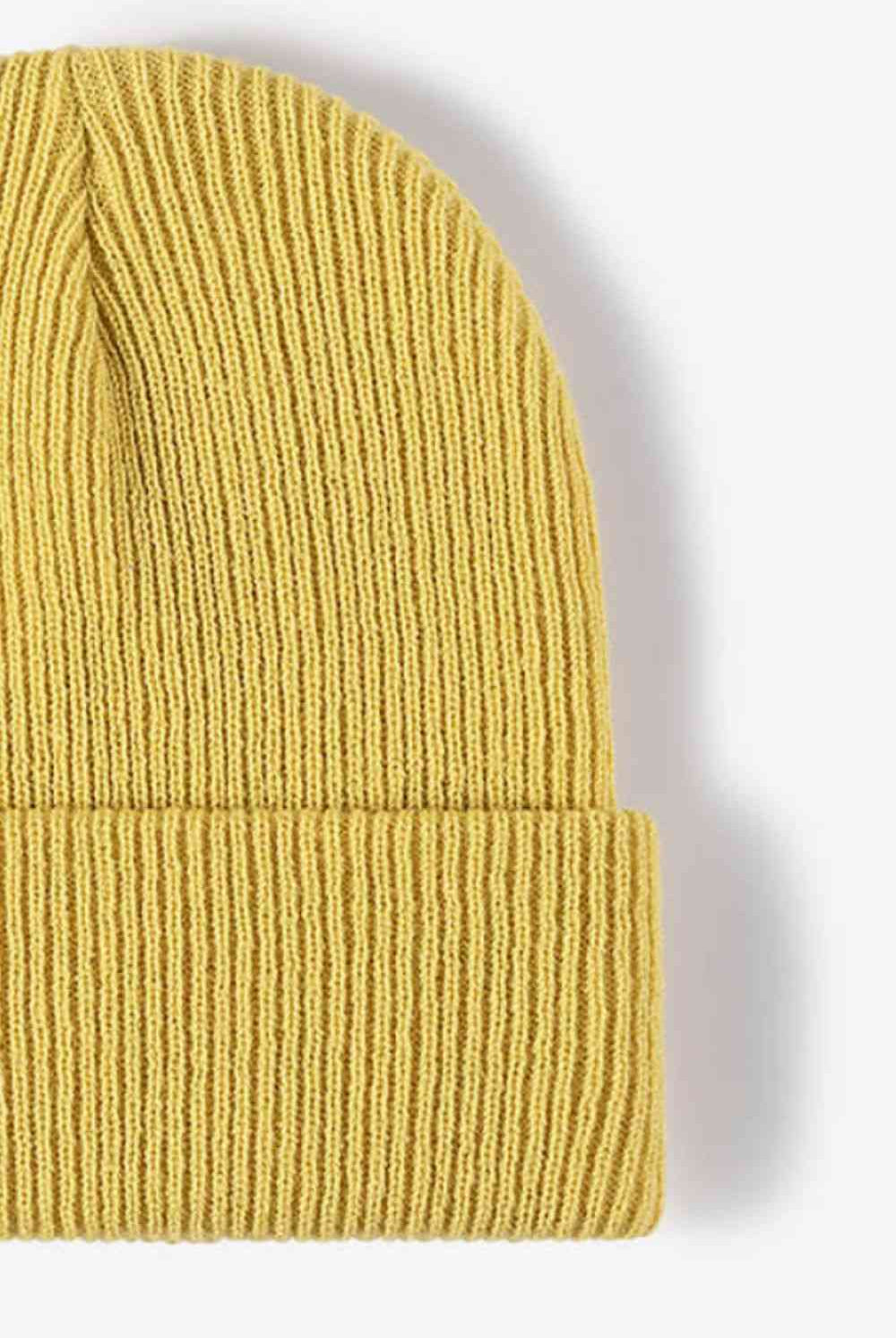 Bisque Warm Winter Knit Beanie Winter Accessories