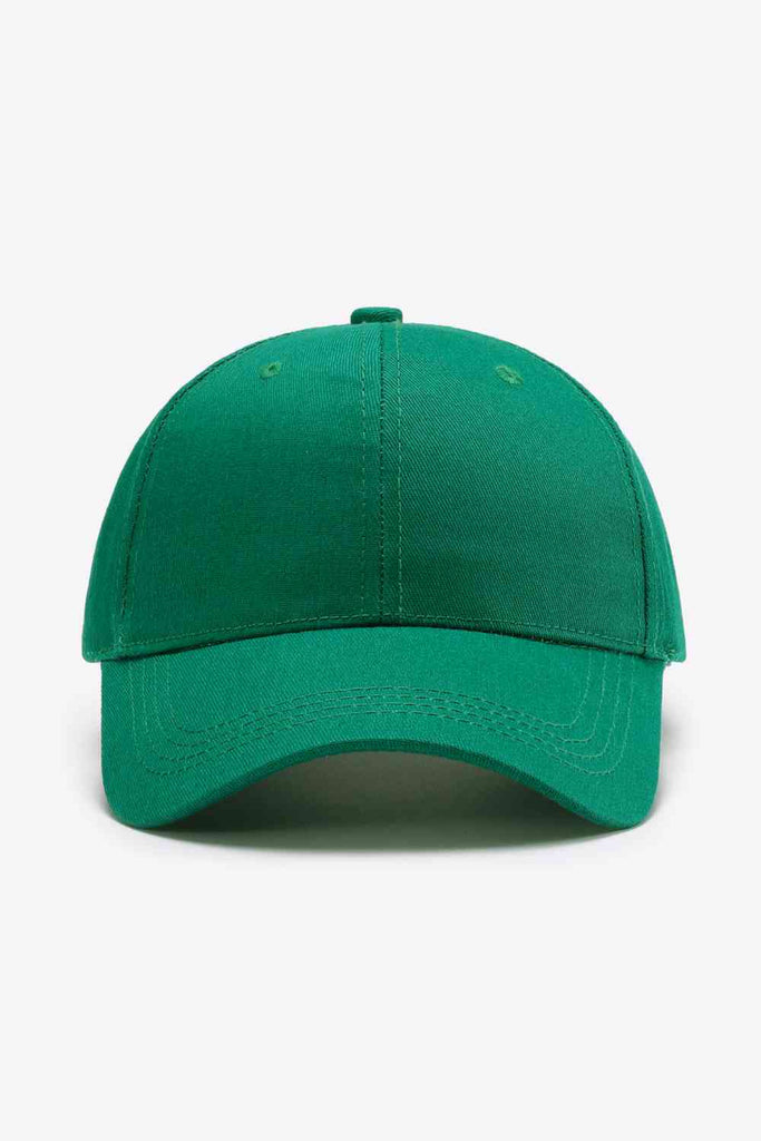 White Smoke Plain Adjustable Cotton Baseball Cap Gifts