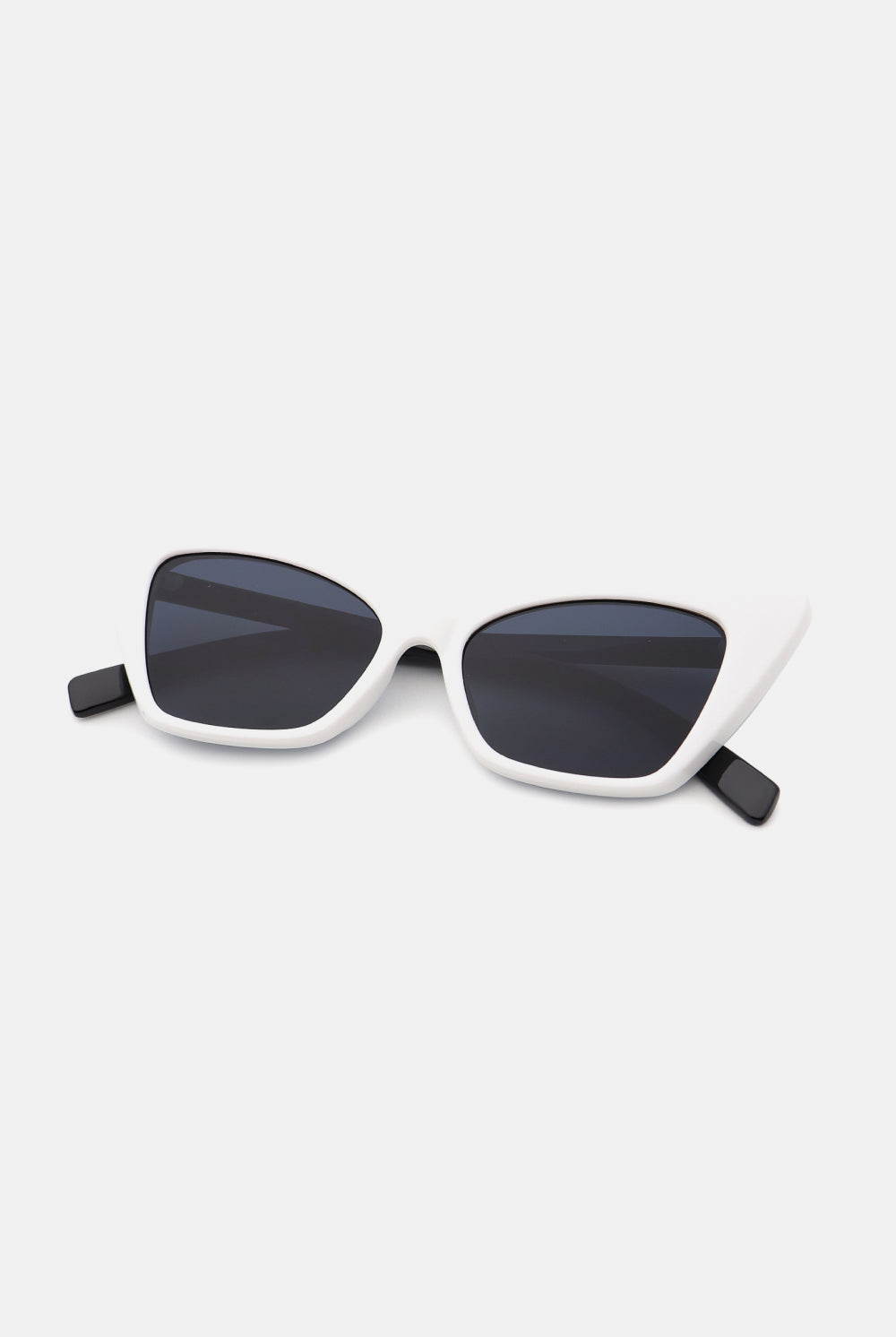 White Smoke Acetate Lens Cat Eye Sunglasses Clothing