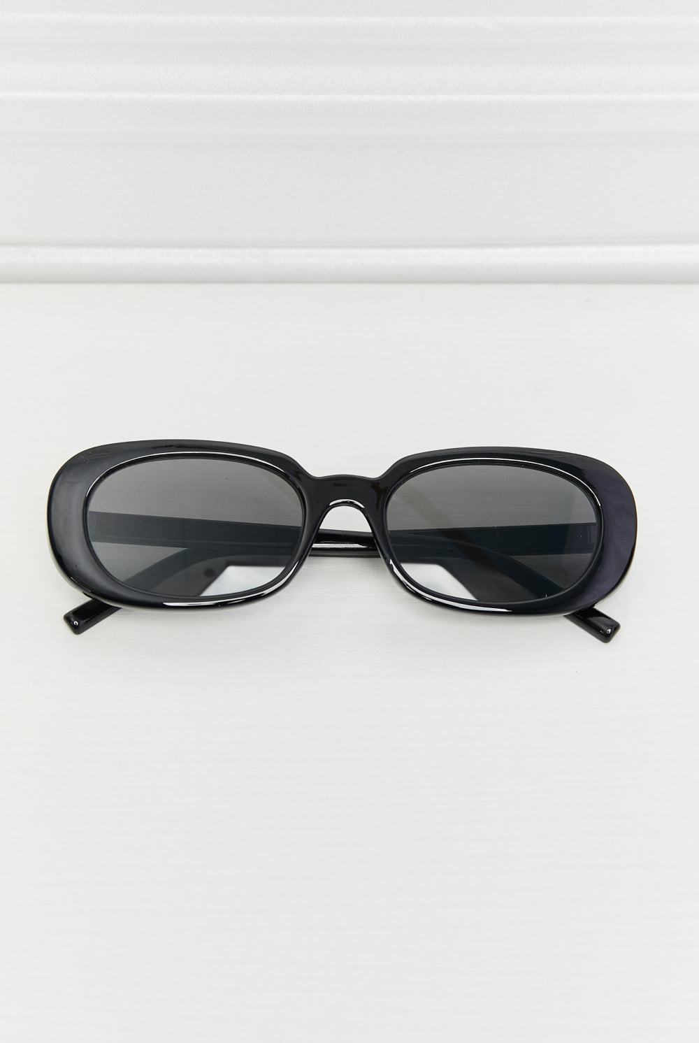 Beige Oval Full Rim Sunglasses Accessories