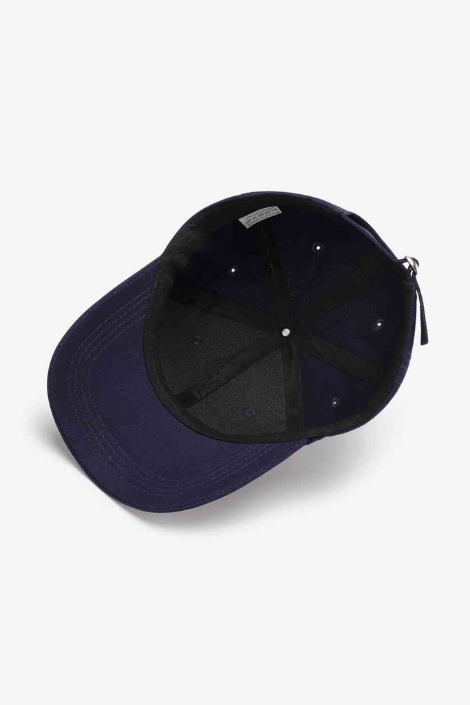White Smoke Plain Adjustable Cotton Baseball Cap Gifts