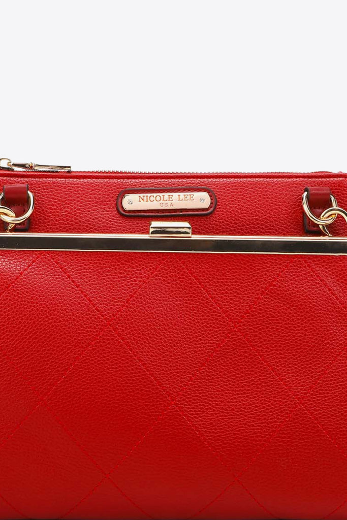Firebrick Nicole Lee USA All Day, Everyday Handbag Handbags
