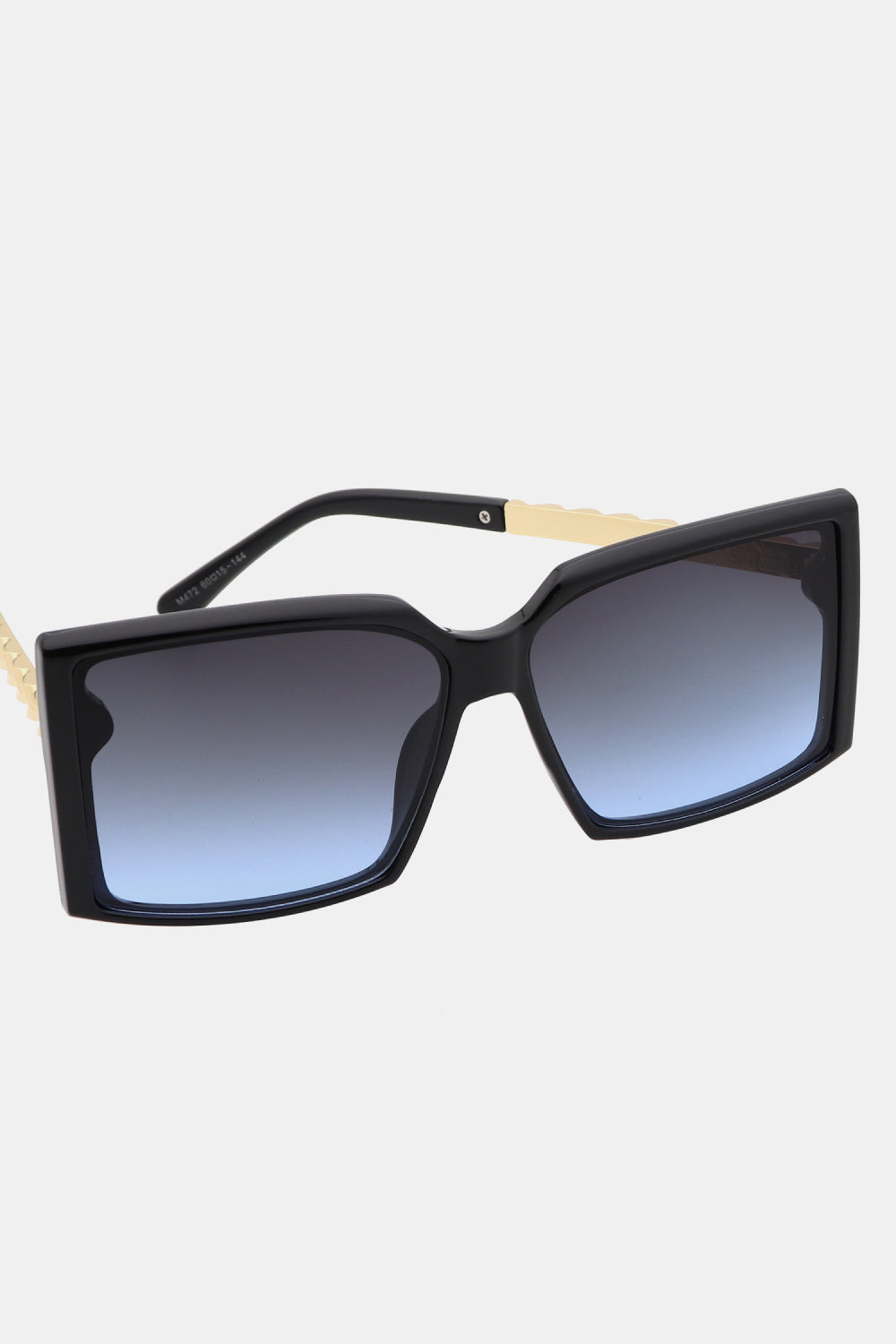 White Smoke Polycarbonate Frame Square Sunglasses Clothing