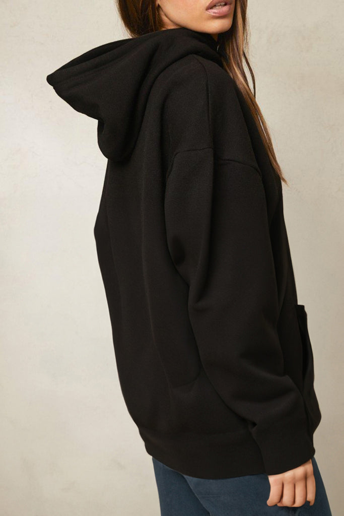 Black Simply Love Simply Love Full Size CREATE HAPPINESS Graphic Hoodie Sweatshirts