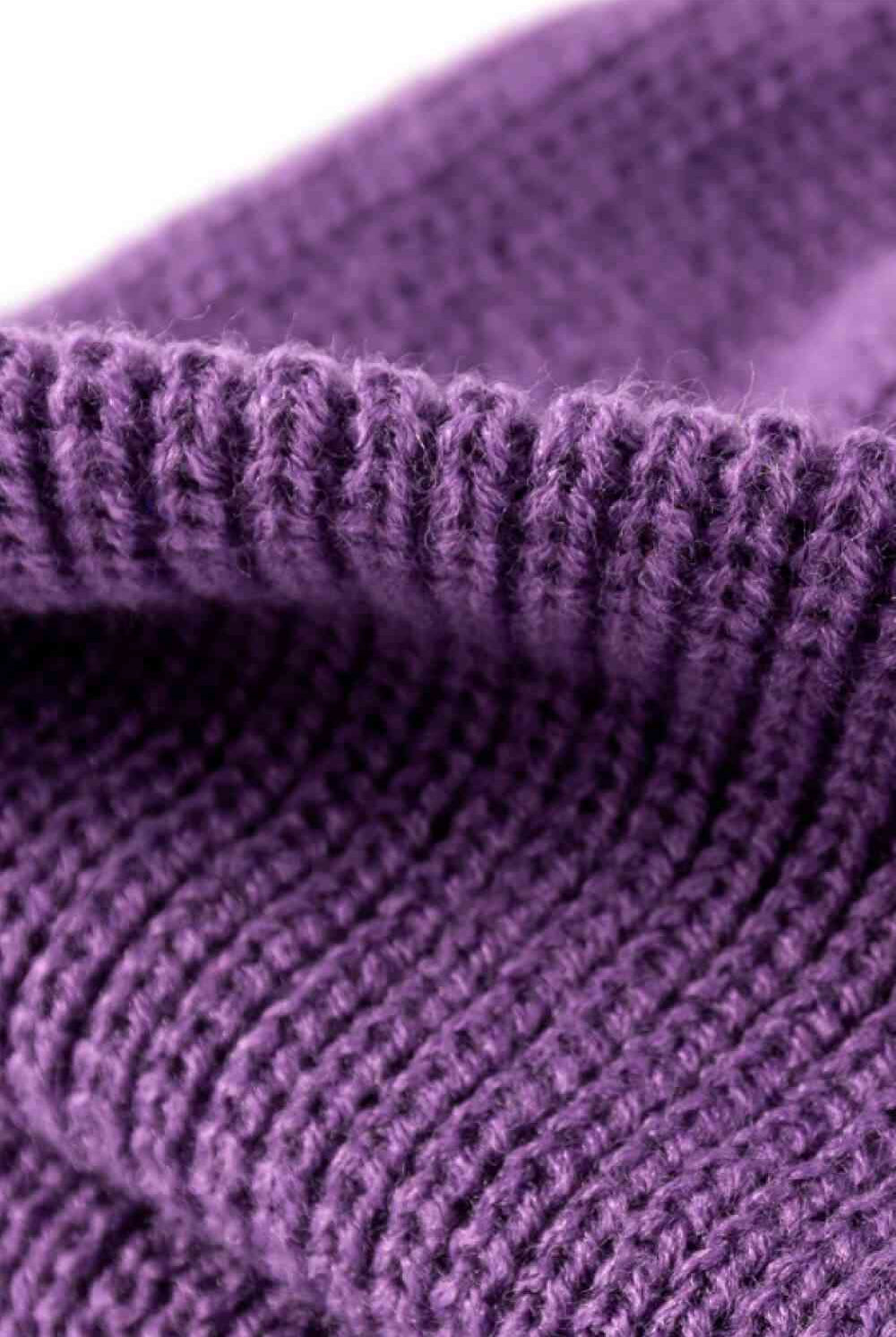 Dark Slate Blue Calling For Winter Rib-Knit Beanie Winter Accessories