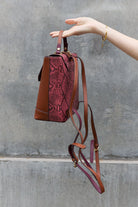 Light Slate Gray Nicole Lee USA Python 3-Piece Bag Set Handbags