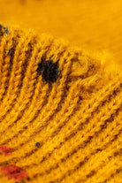 Goldenrod Confetti Rib-Knit Cuff Beanie Winter Accessories
