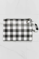 Light Gray Make It Your Own Printed Wristlet