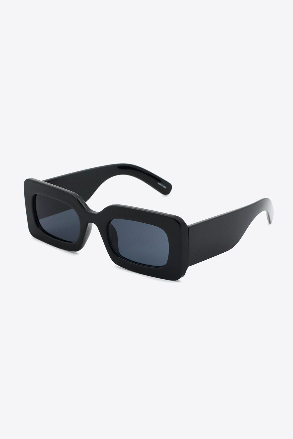 White Smoke First Of All Polycarbonate Frame Rectangle Sunglasses Sunglasses