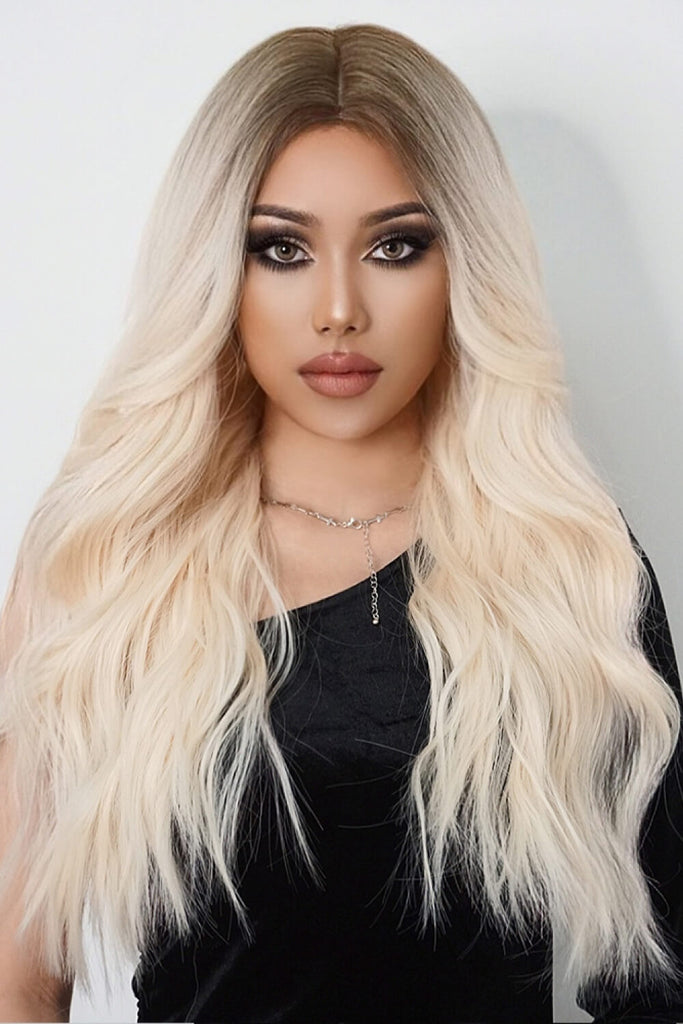 Light Gray DND Long Wave Synthetic Wigs 26'' Hair